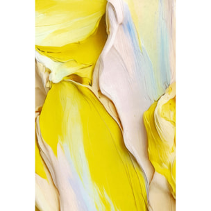 Tableau Frame Abstract In Box 80x80cm jaune Kare Design