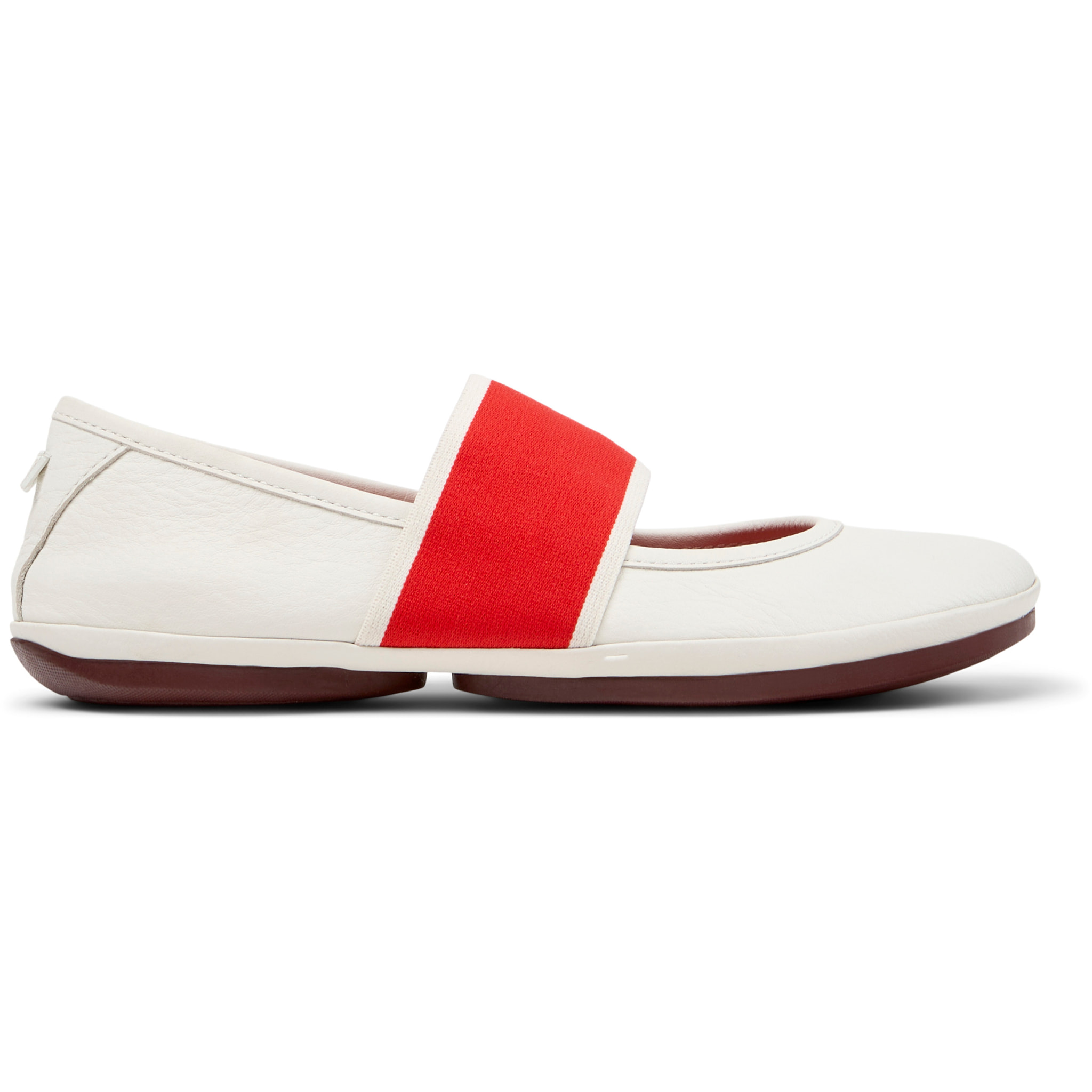 Bailarinas - CAMPER Right Nina - Blanco - Cuero liso