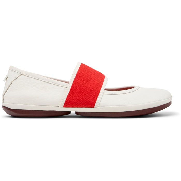 Bailarinas - CAMPER Right Nina - Blanco - Cuero liso