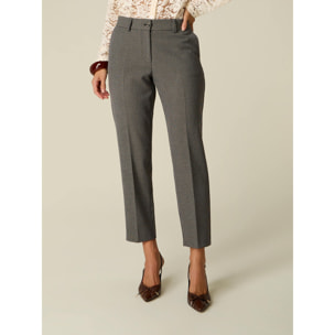 Oltre - Pantaloni pied de poule - Multicolor