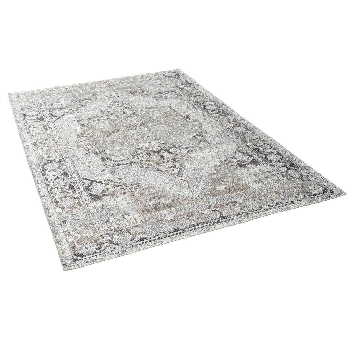 Tapis orient tissé en coton motif classique HIJA