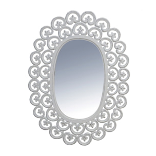 Set Da 2, Specchio Penelope 90 Bianco