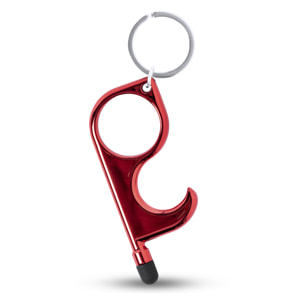 Portachiavi igienico Cimak anti-contatto con penna e puntatore integrati