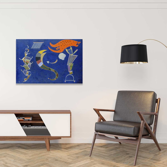 Tableau célèbre La Flèche de Kandinsky Toile imprimée