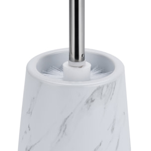 Accessoire de rangement Tomasucci MARBLE-B, en céramique et acier, blanc