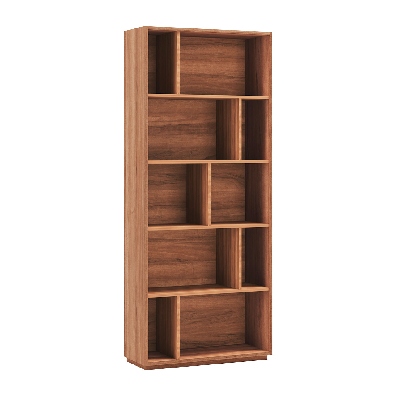 Estantería librería Nack melamina nogal 191x80x32 cm