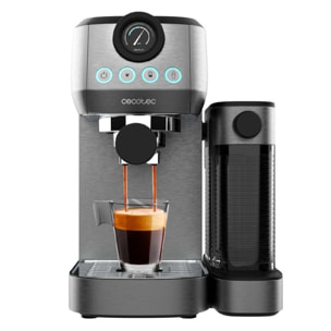 Cafetera Semiautomática Power Espresso 20 Steel Pro Latte. 1350 W, Thermoblock,