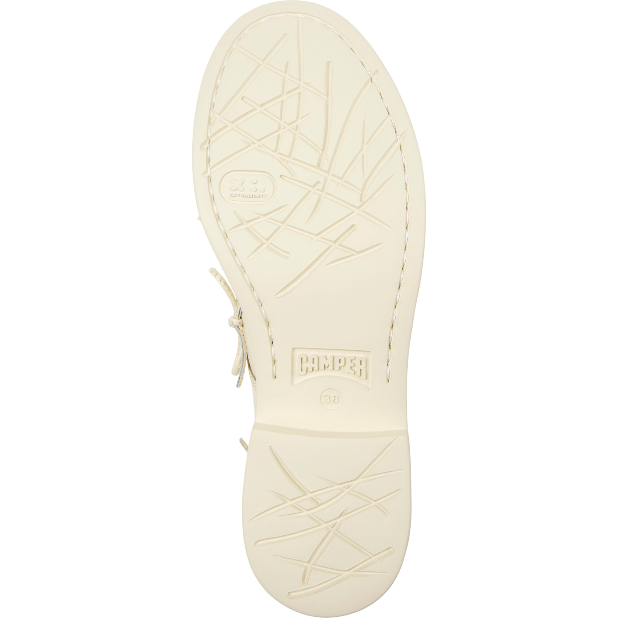 Zapatos de cordones - CAMPER Dean - Blanco - Cuero liso