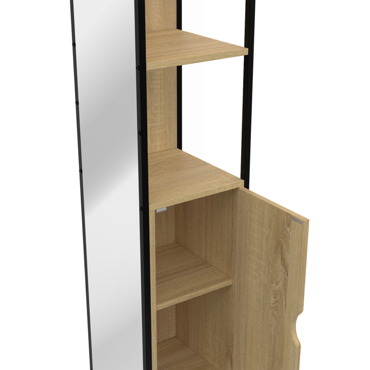 Colonne pour salle de bain Memphis avec miroir 170cm