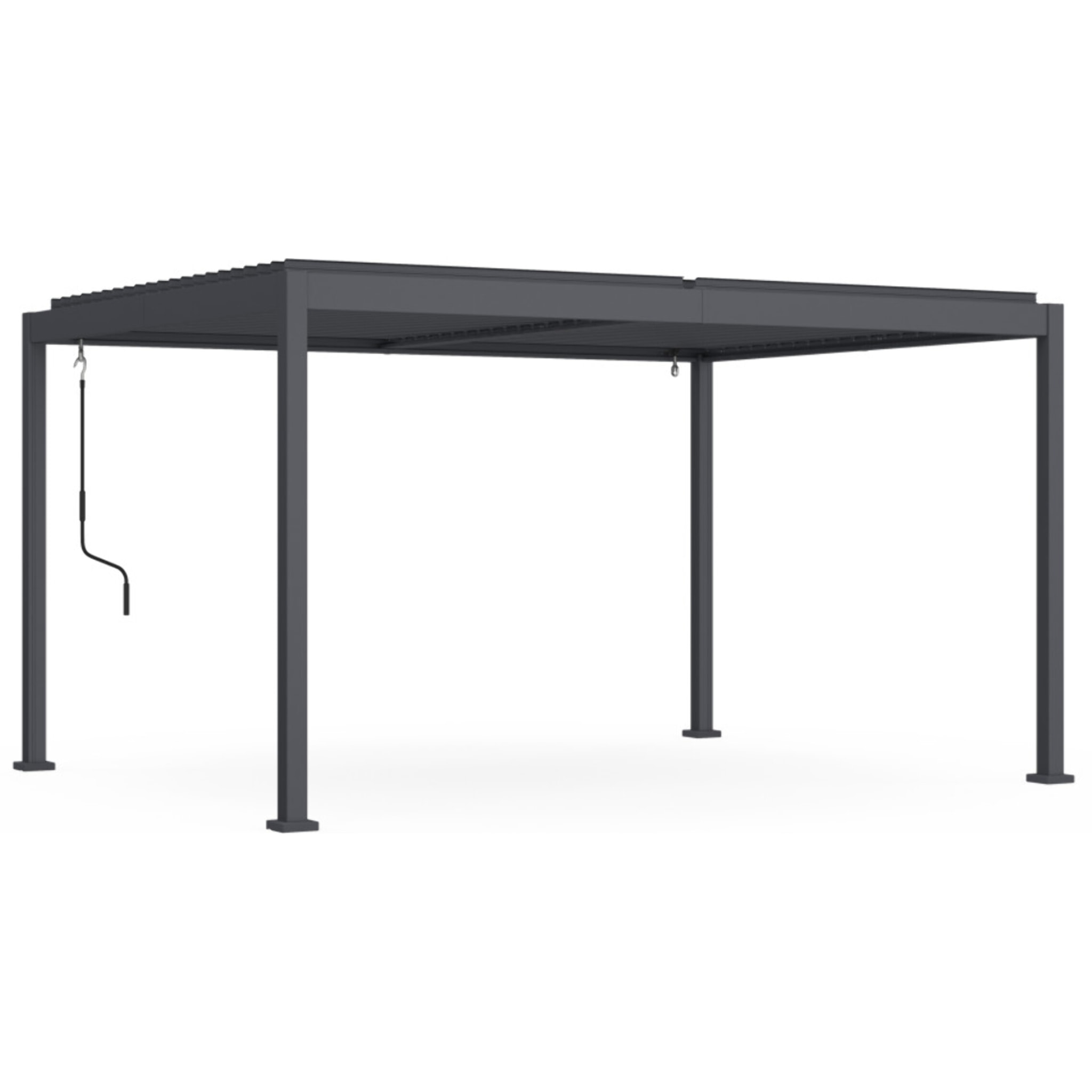 Pergola bioclimatique 3x4m aluminium lames orientables