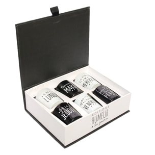 Bougie Parfumee X6 Coffret Humeur H5cm
