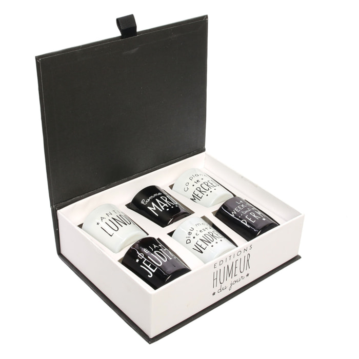 Bougie Parfumee X6 Coffret Humeur H5cm