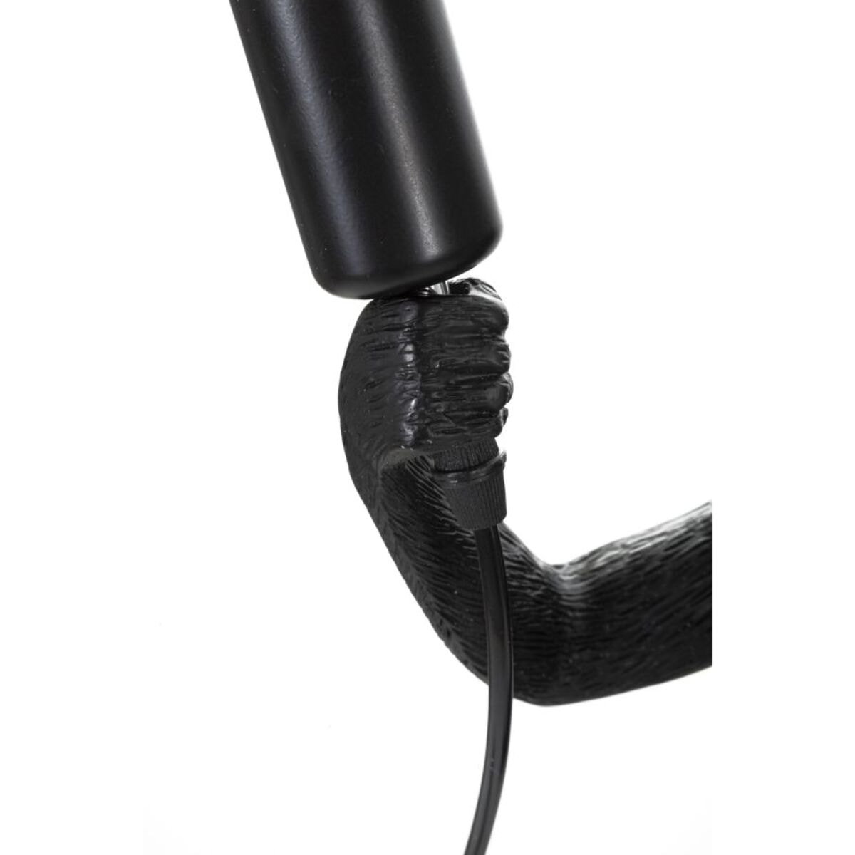 LAMPADA DA TAVOLO MONKEY NERO CM Ø 26X34X55