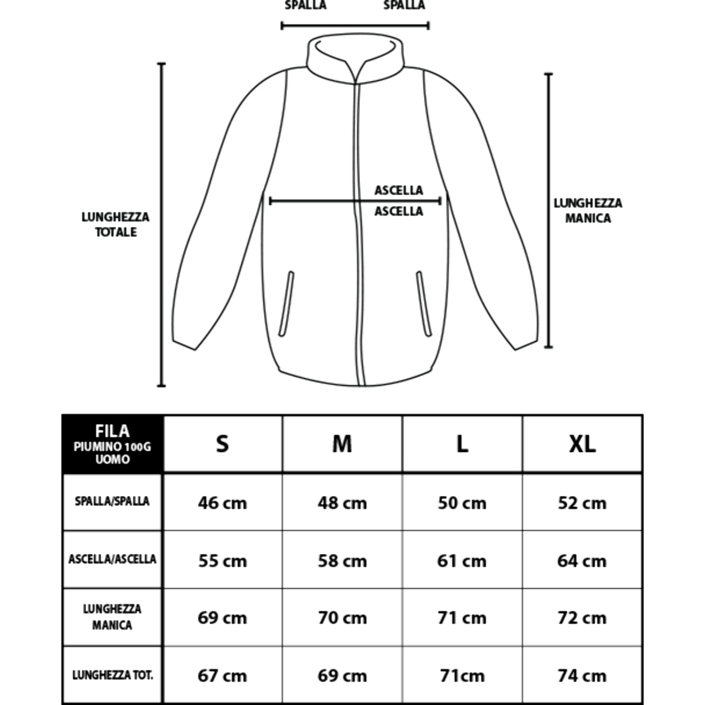 Giacca Piumino Light Jacket Uomo FILA Art.FAM0456 BUTZBACH