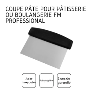 Coupe pâte boulanger en inox FM Professional