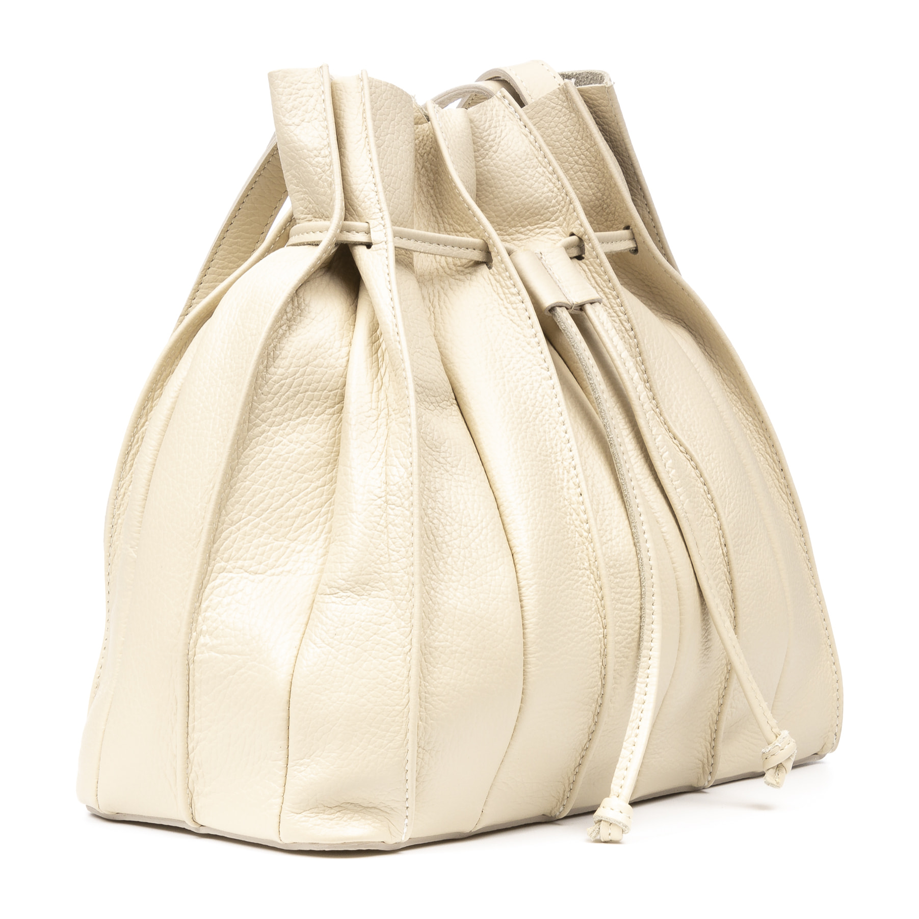 Albiolo borsa a spalla da donna. Pelle autentica finitura Dollaro.