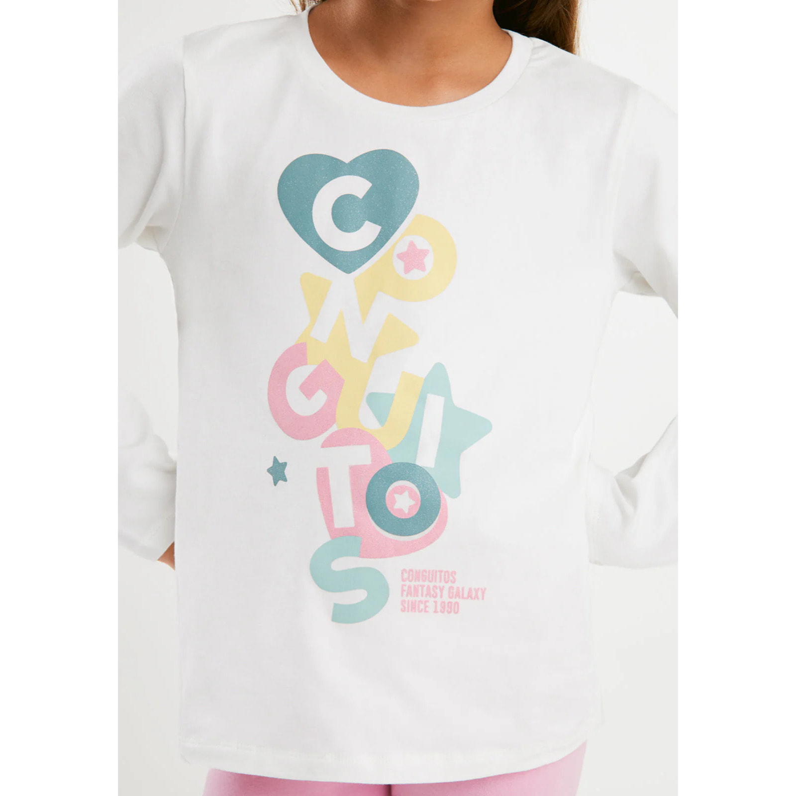 Conguitos - T-shirt casual a maniche corte stampata