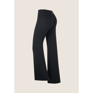 Pantaloni push up WR.UP® vita bassa e fondo super flare