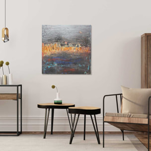 Tableau gris d'argent Tableau alu Dibond