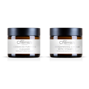 Crema Iluminadora con Vitamina C 50ml + Limpiador Purificante Avanzado 50ml