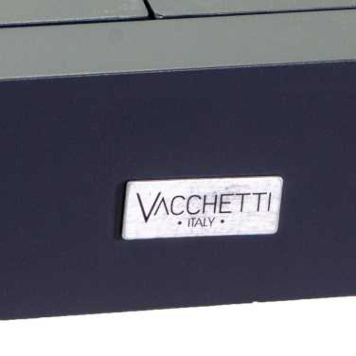 Tavolo allungabile Sullivan Vacchetti in alluminio antracite cm90/180x90h73