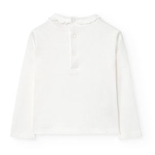 Camiseta punto canalé de bebé -BCI