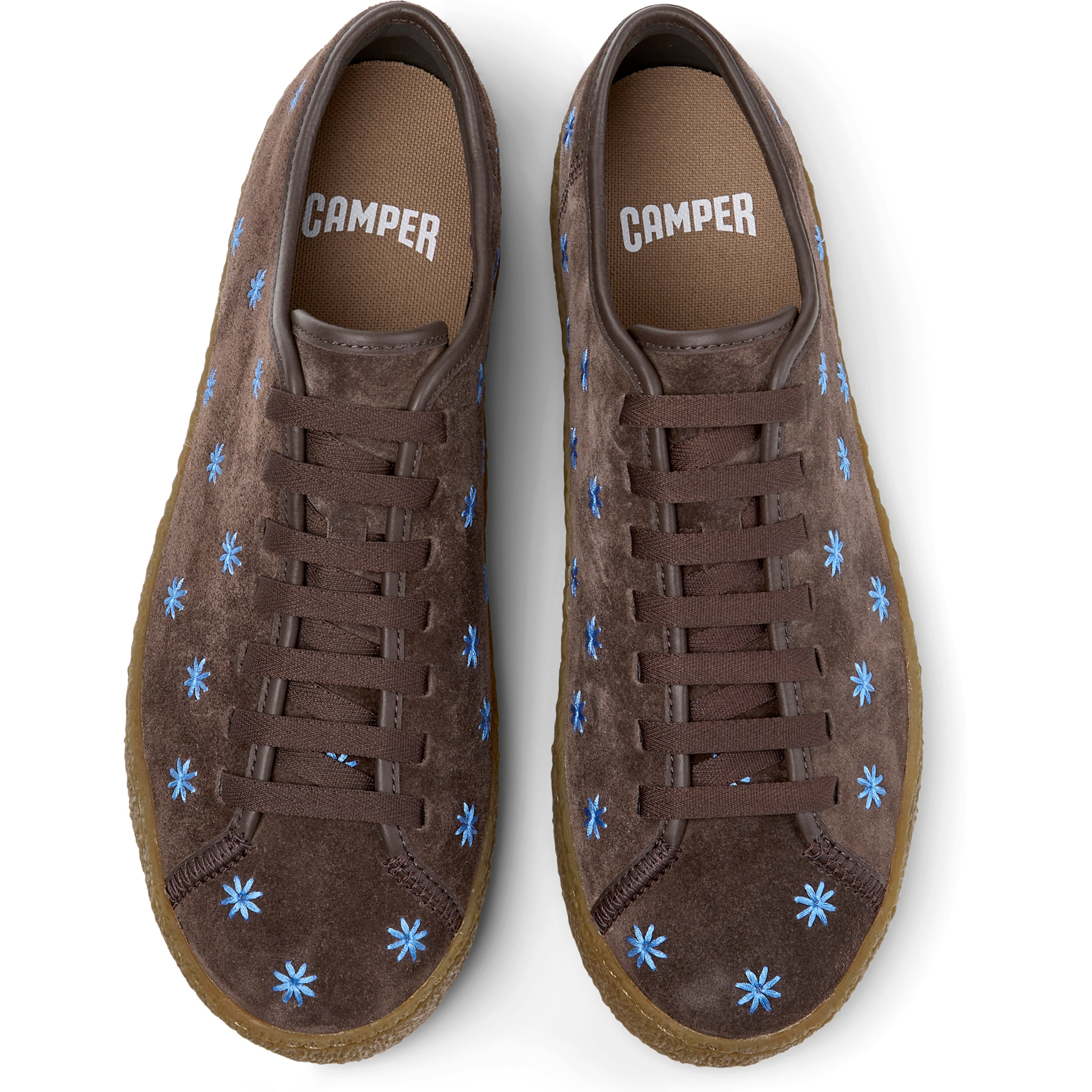 Sneakers - CAMPER Peu Terreno - Marrone - Pelle scamosciata
