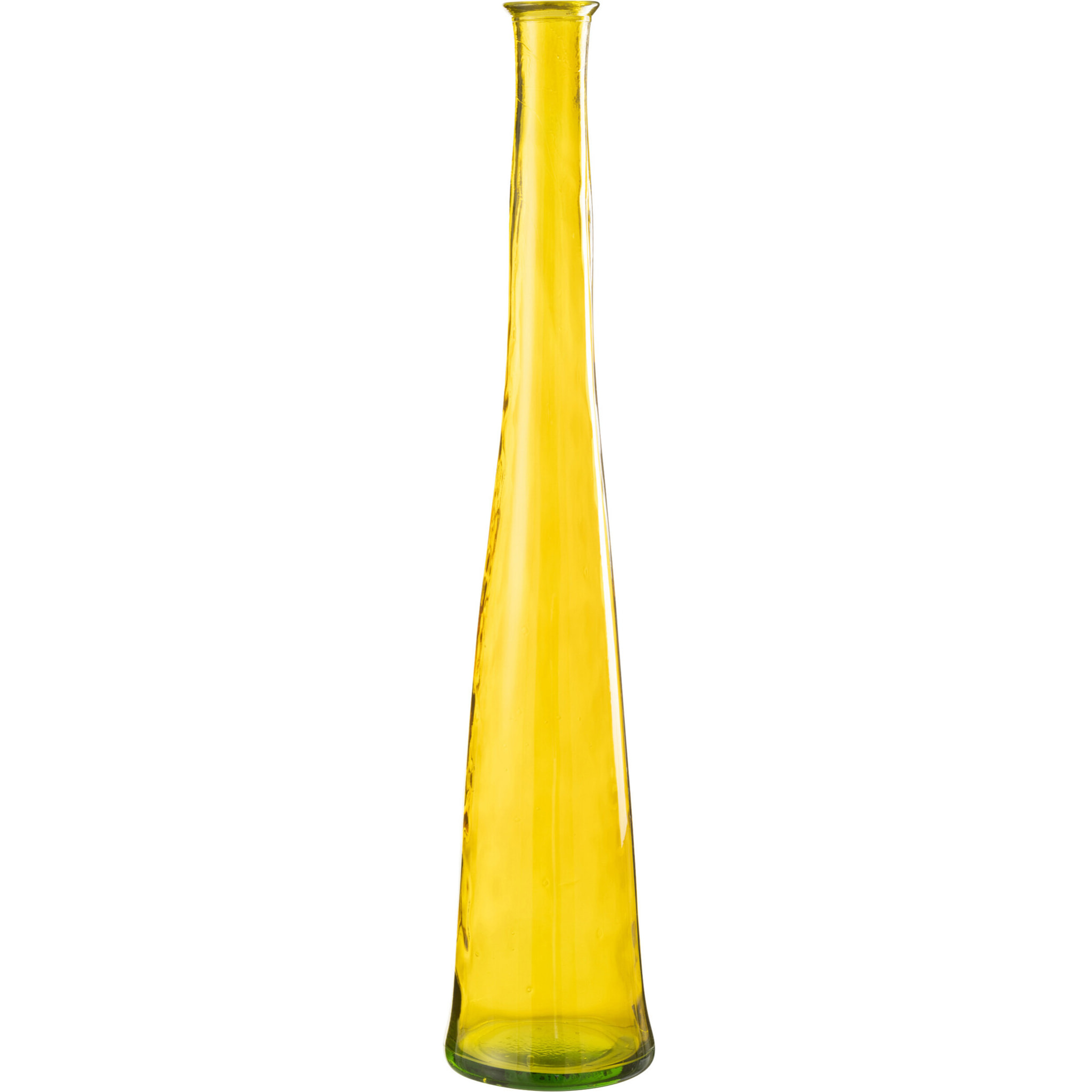 J-Line vase Noah - verre - jaune - medium