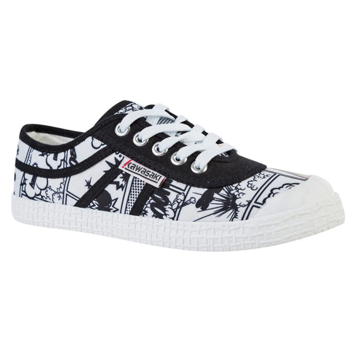 KAWASAKI Cartoon Canvas Shoe K202410 1002 White