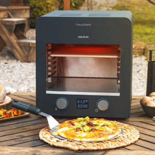 Cecotec Horno para Asado Txuletaco 8000 Inferno. 2200W Parrilla de Hierro Fundid