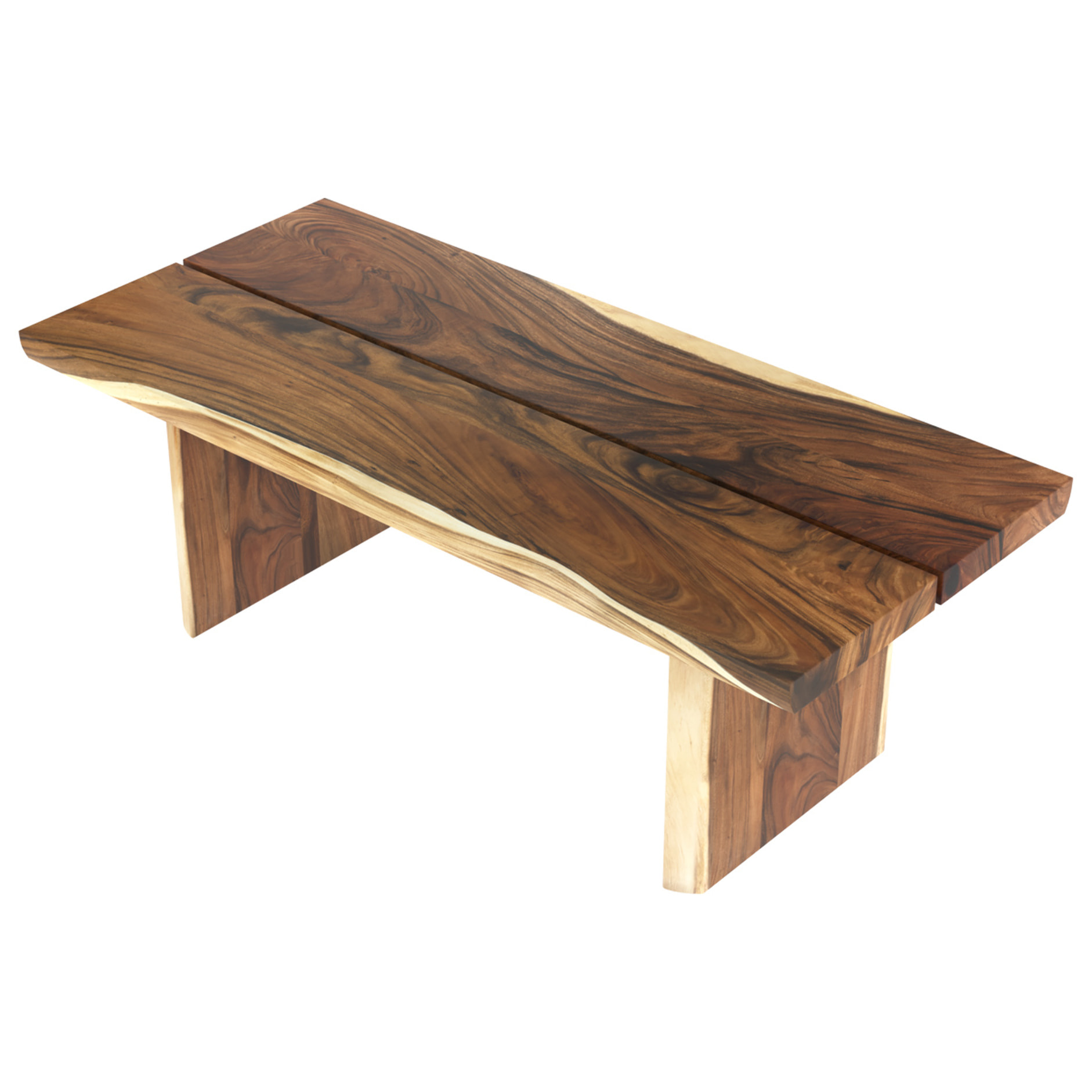 Table rectangulaire 8 personnes en bois de suar 220 cm - Tanah