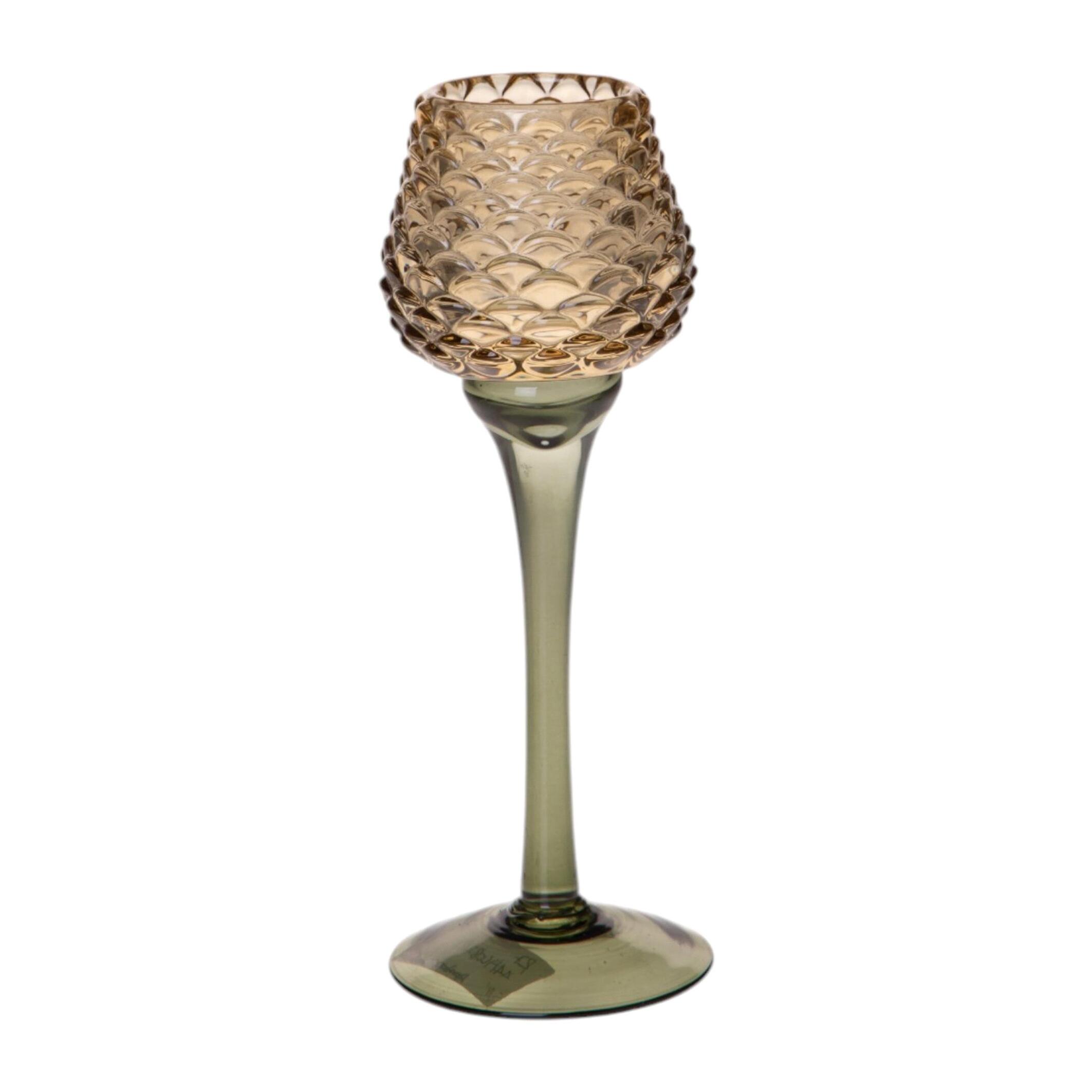 Portacandele calice pigna - Pezzi 3 - 8xH21,1x8cm - Bianchi Dino SpA