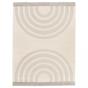 Tapis salon et chambre tissé motif géométrique MUBU