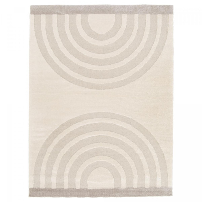 Tapis salon et chambre tissé motif géométrique MUBU