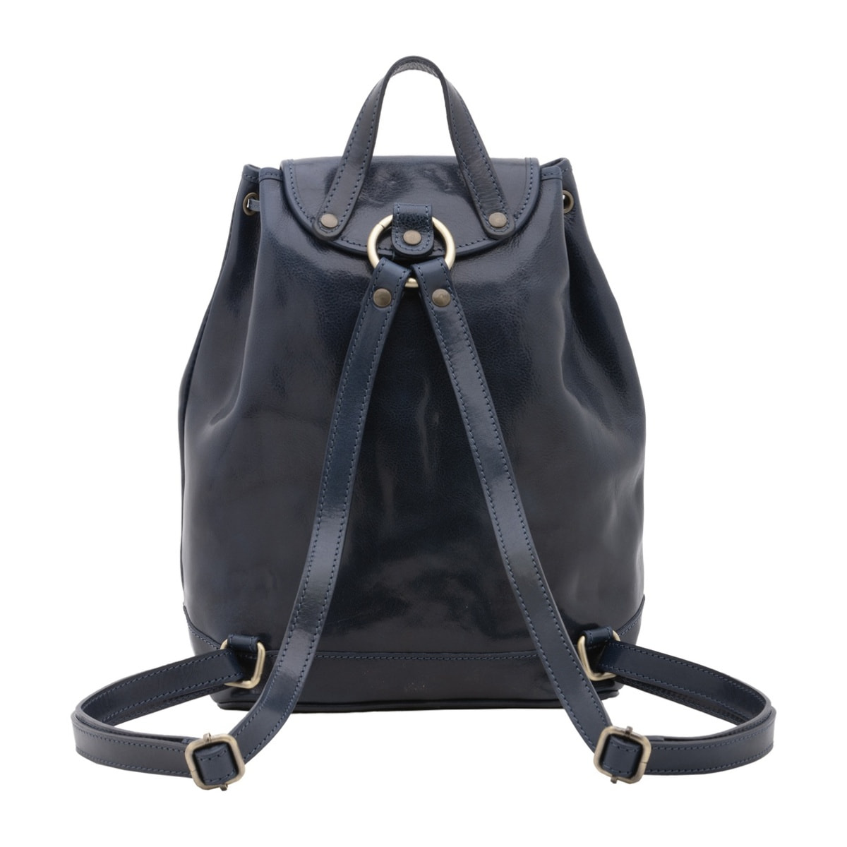 Borsa a spalla da donna - Modello False - 100% pelle artigianale - 25.0 x 32.0 x 14.0 cm