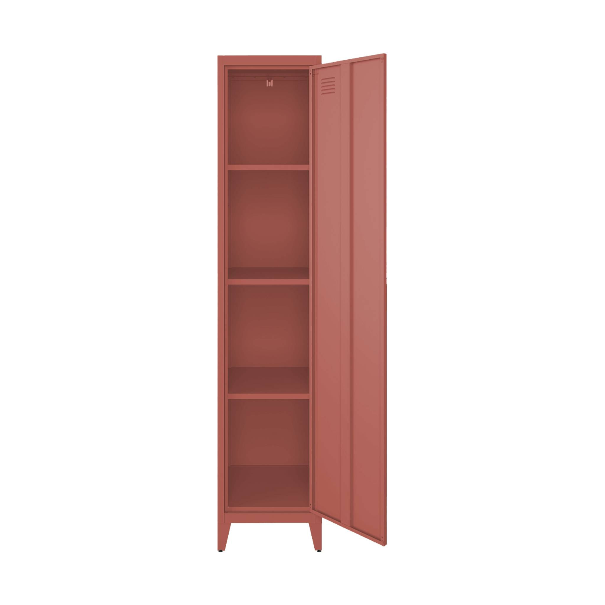 Armoire casier industriel métal 4 espaces de rangement (lot de 3) SOHO