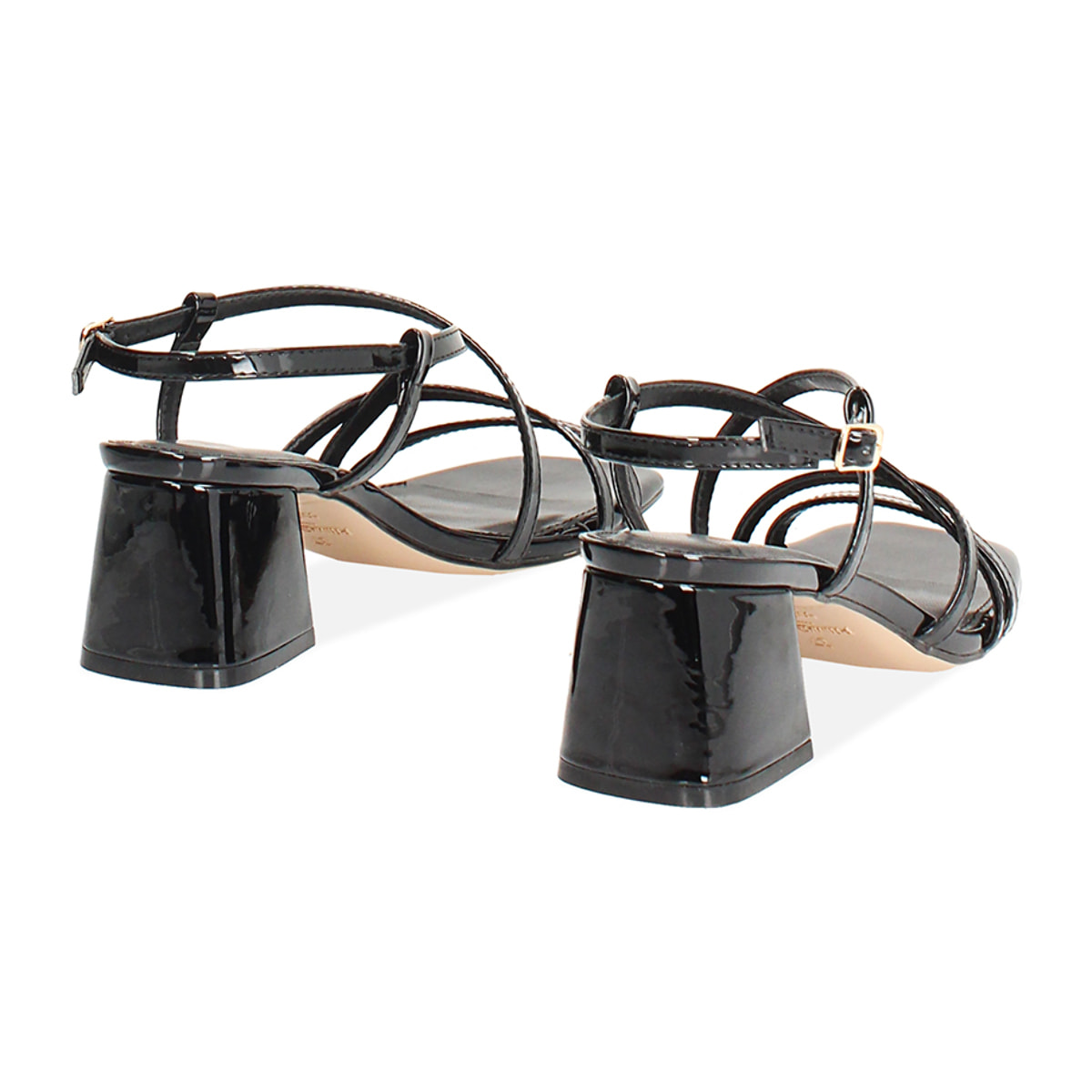 Sandali neri tacco 5,5 cm
