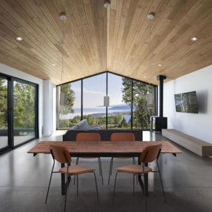 Tavolo allungabile da pranzo 160-240x90x76h cm con top in noce - Henry