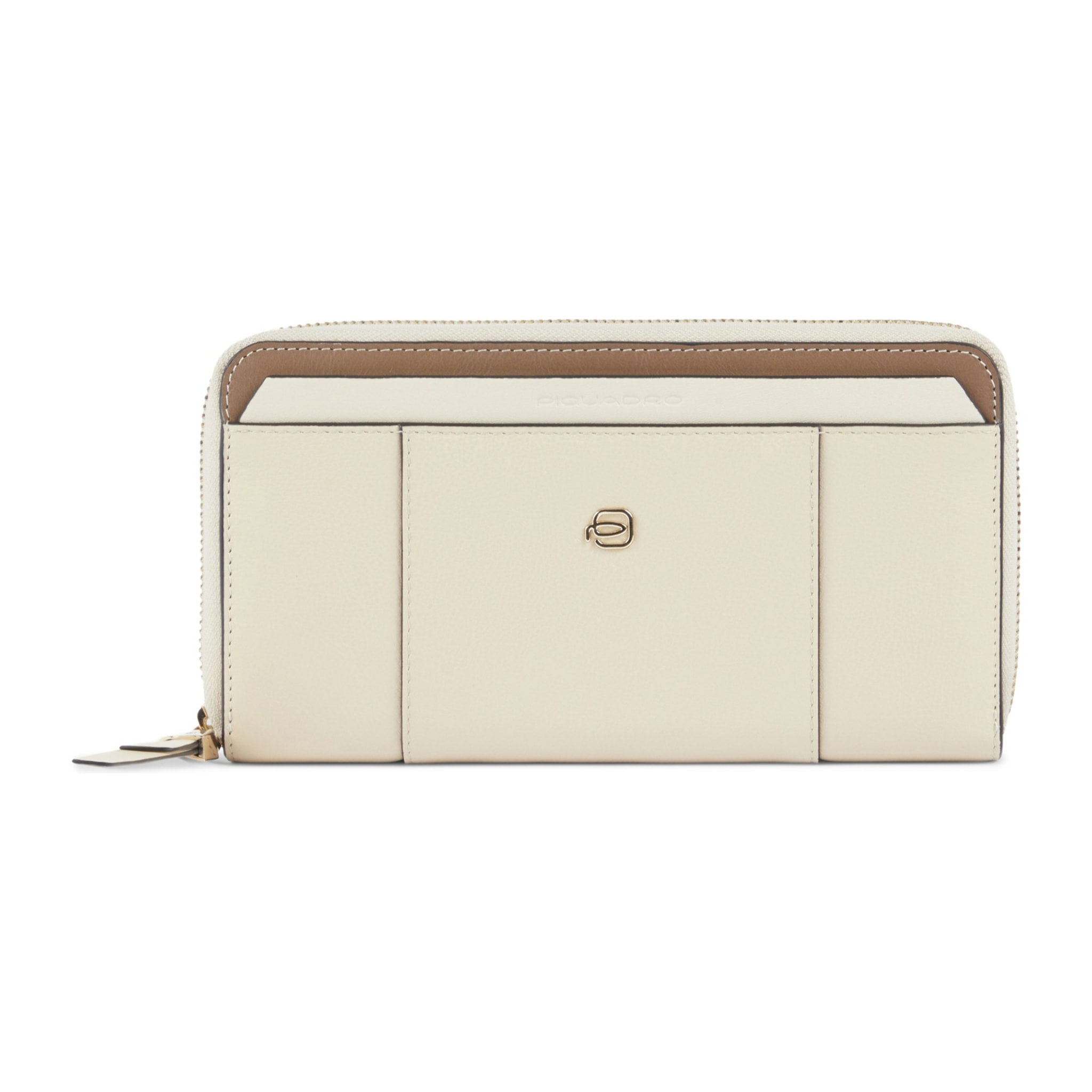 Piquadro Portafogli donna grande zip-around