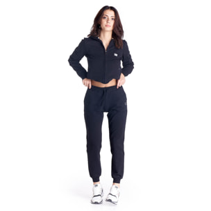 Pantalón mujer polar con puños Basic