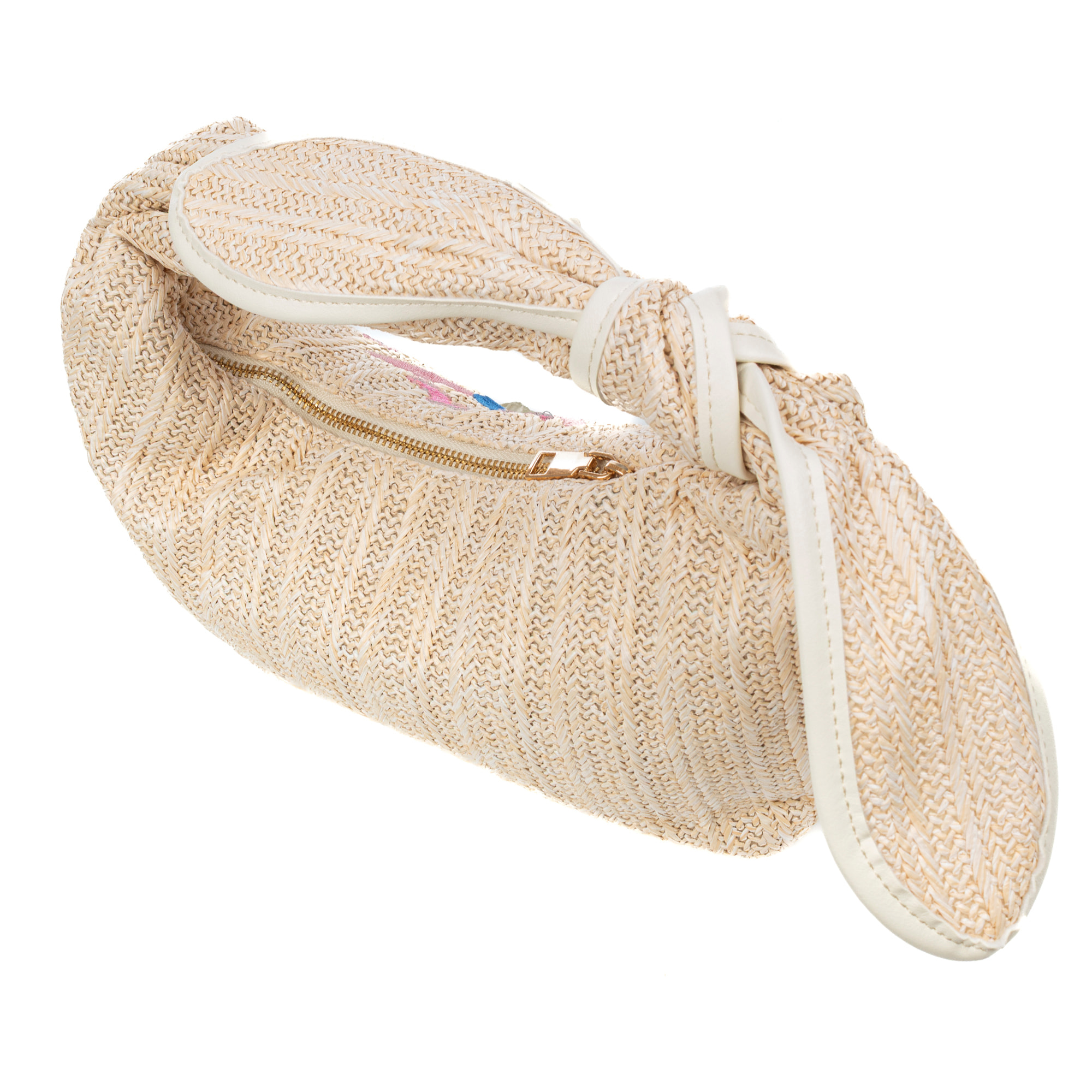 Bisagno Bolso de hombro Mujer. Fabricado en tela y piel sintética PU con diseño de flores.