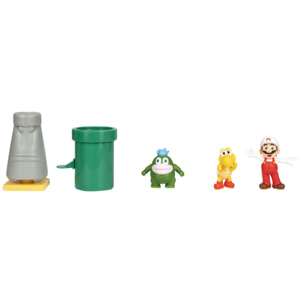 Super Mario Bros Desert diorama set 6cm Jakks Pacific