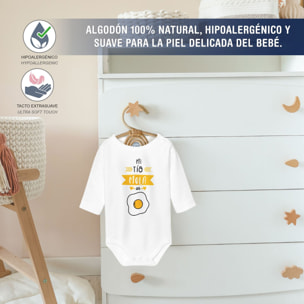 Body bebé manga larga personalizado frases