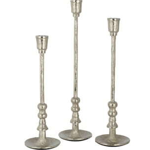 J-Line Set De Trois Chandelier Becca Aluminium Argent