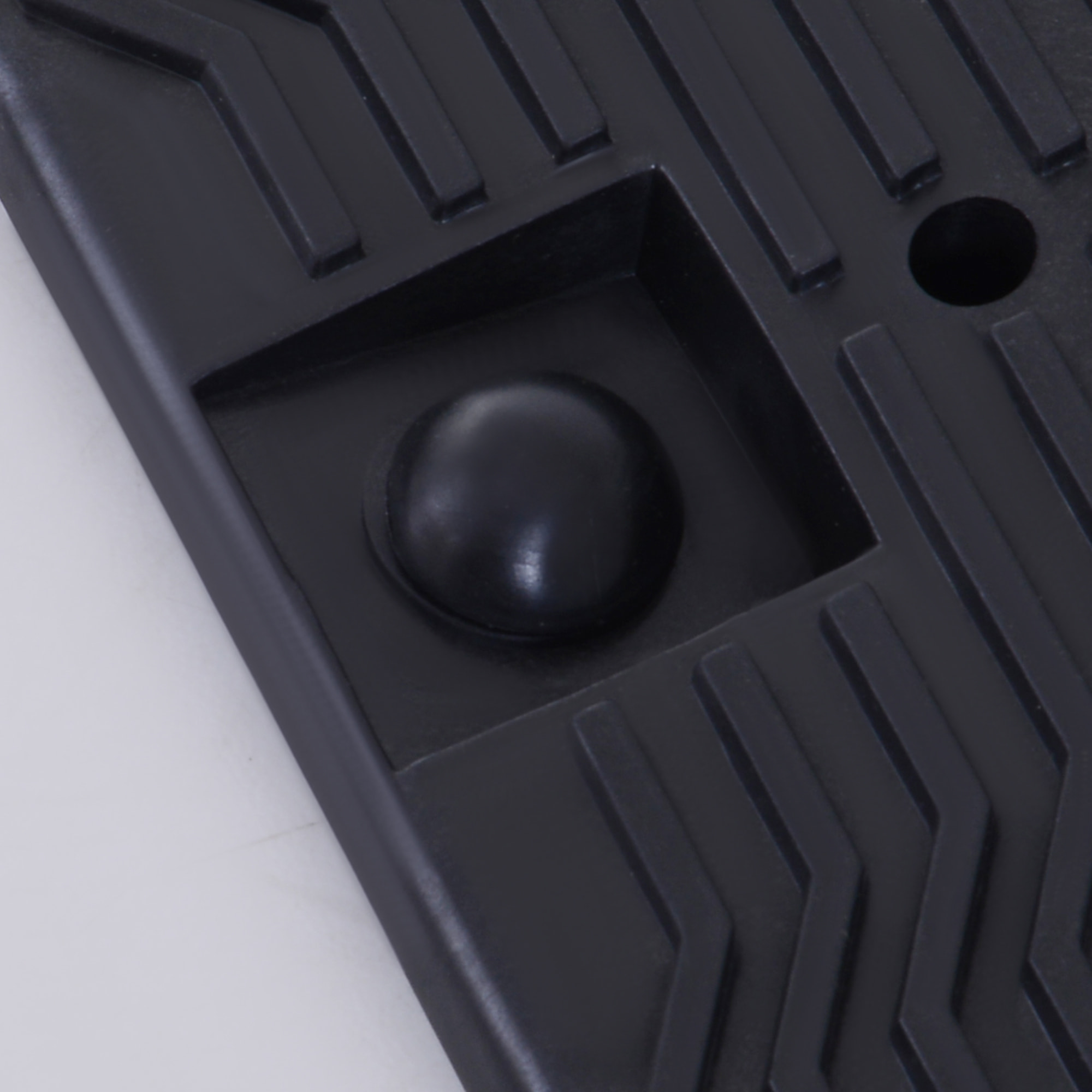 Juego de 2 Rampas para Coche de Plástico, Rampas Portátiles, Carga 3 Toneladas, para Coches Estándares, SUV, Furgonetas Pequeñas, 91x30x21 cm, Negro