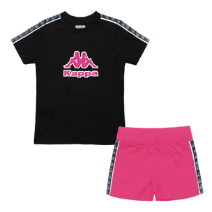 Completo Corto Bimba Ragazza KAPPA Cotone