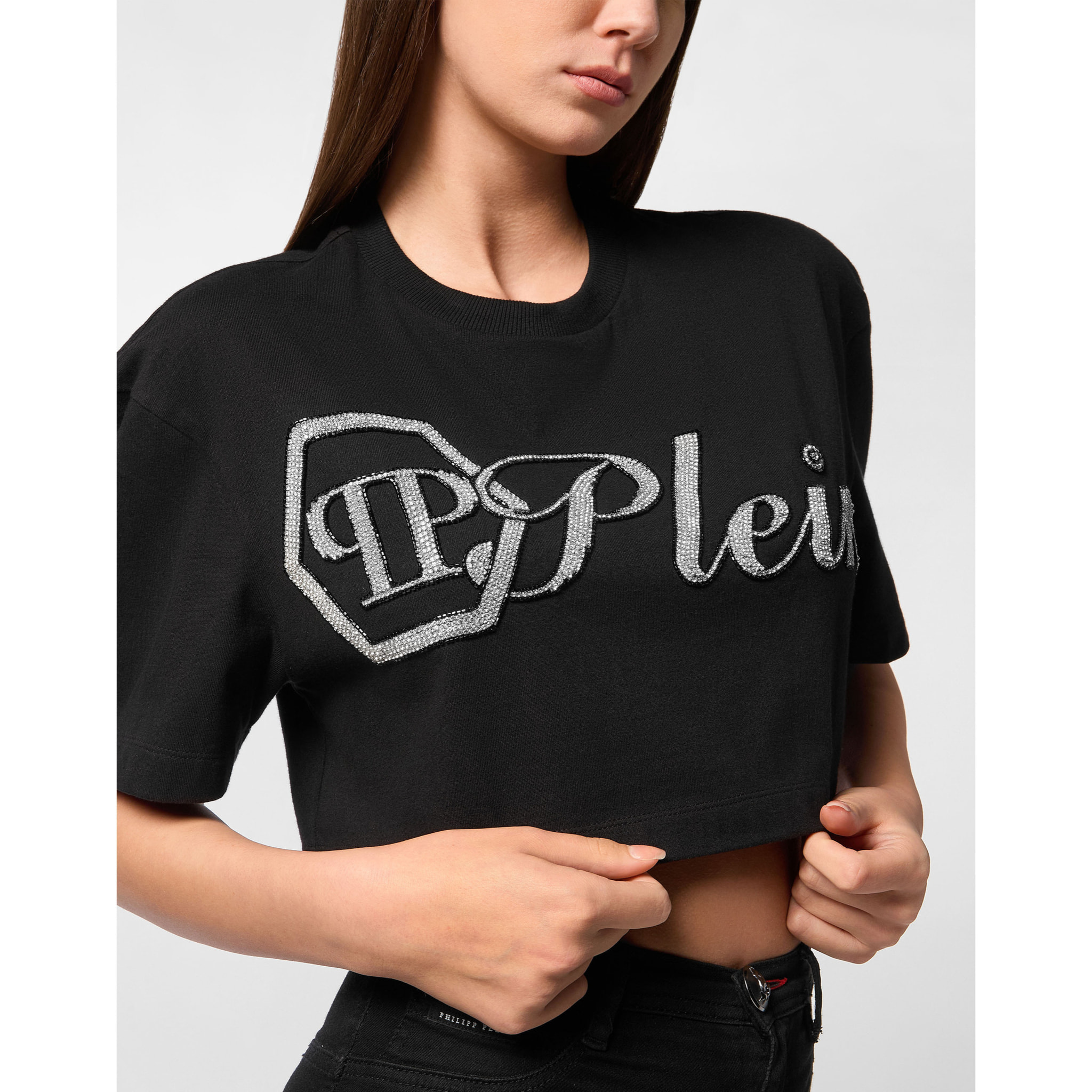 PHILIPP PLEIN T-Shirt Round Neck SIGNATURE