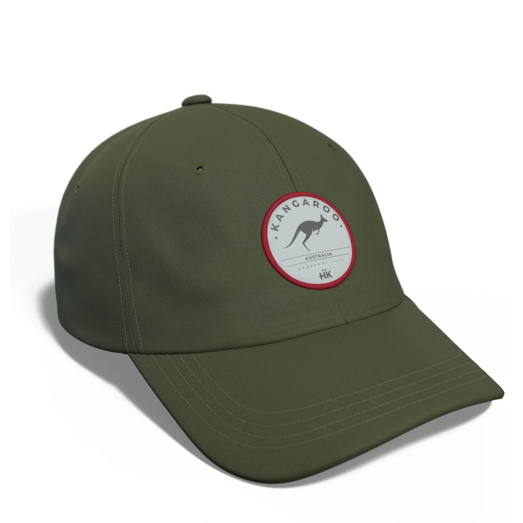 Gorras Hanukeii Kangaroo Green / Red