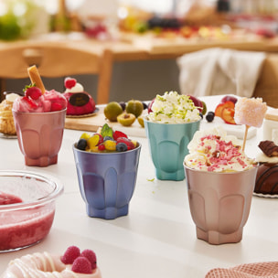 6 tasses 24 cl bleues - Flash Colors - Luminarc