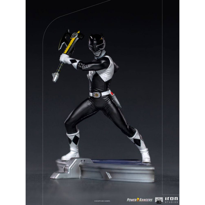 Power Rangers Bds Art Scale Statua 1/10 Black Ranger 17 Cm Iron Studios